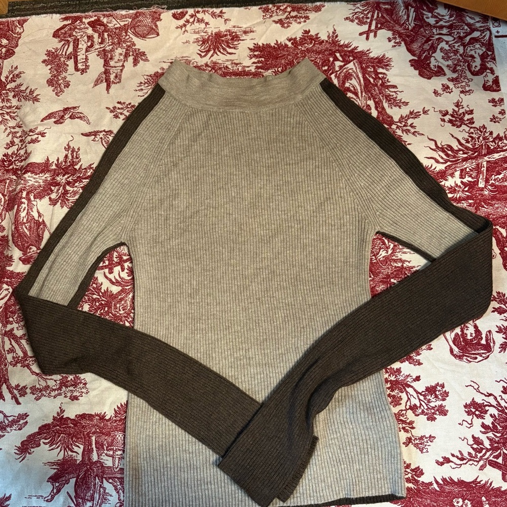 Urban Revivo brown long sleeve top